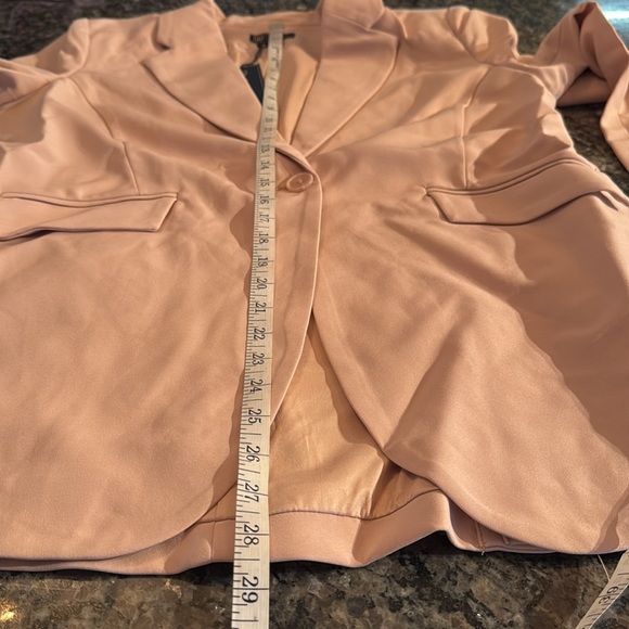 DG2 Diane Gilman pink blazer NWT L - Picture 7 of 11